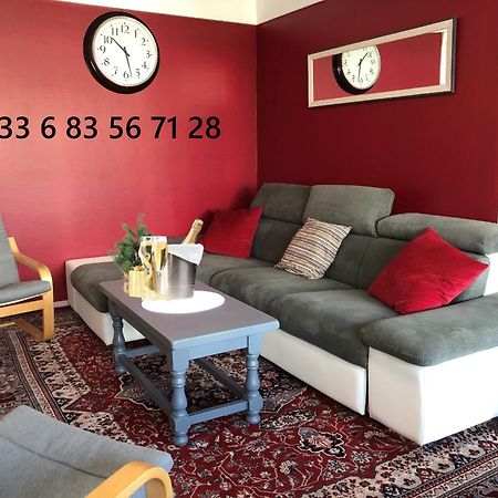 Bedinreims "Burgundy Bottle" 110M2 Exceptional, 4 Chambres Doubles, 2 Bain, Free Park & Wifi, Tout Equipe Luaran gambar