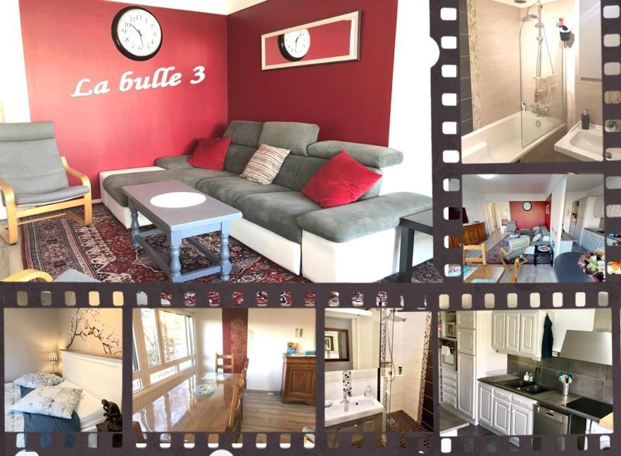 Bedinreims "Burgundy Bottle" 110M2 Exceptional, 4 Chambres Doubles, 2 Bain, Free Park & Wifi, Tout Equipe Luaran gambar