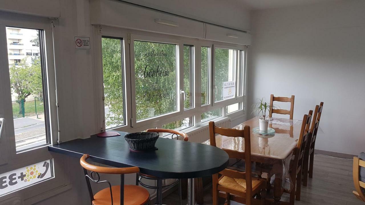 Bedinreims "Burgundy Bottle" 110M2 Exceptional, 4 Chambres Doubles, 2 Bain, Free Park & Wifi, Tout Equipe Luaran gambar